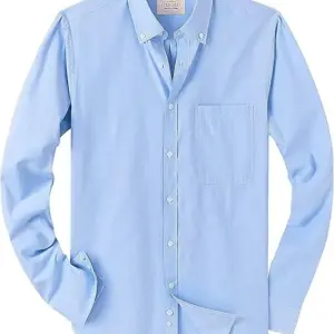 Solid Oxford Long Sleeve Work Shirt