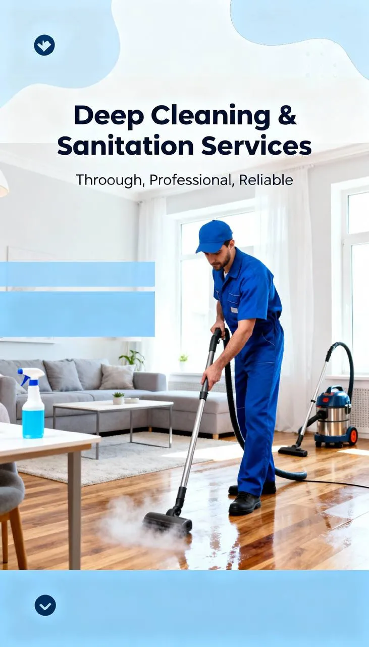 Deep cleaning and sanitation services