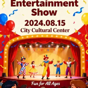 Organization of themed entertainment programs and family shows