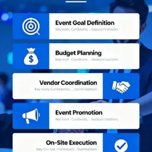 Corporate event planning and execution